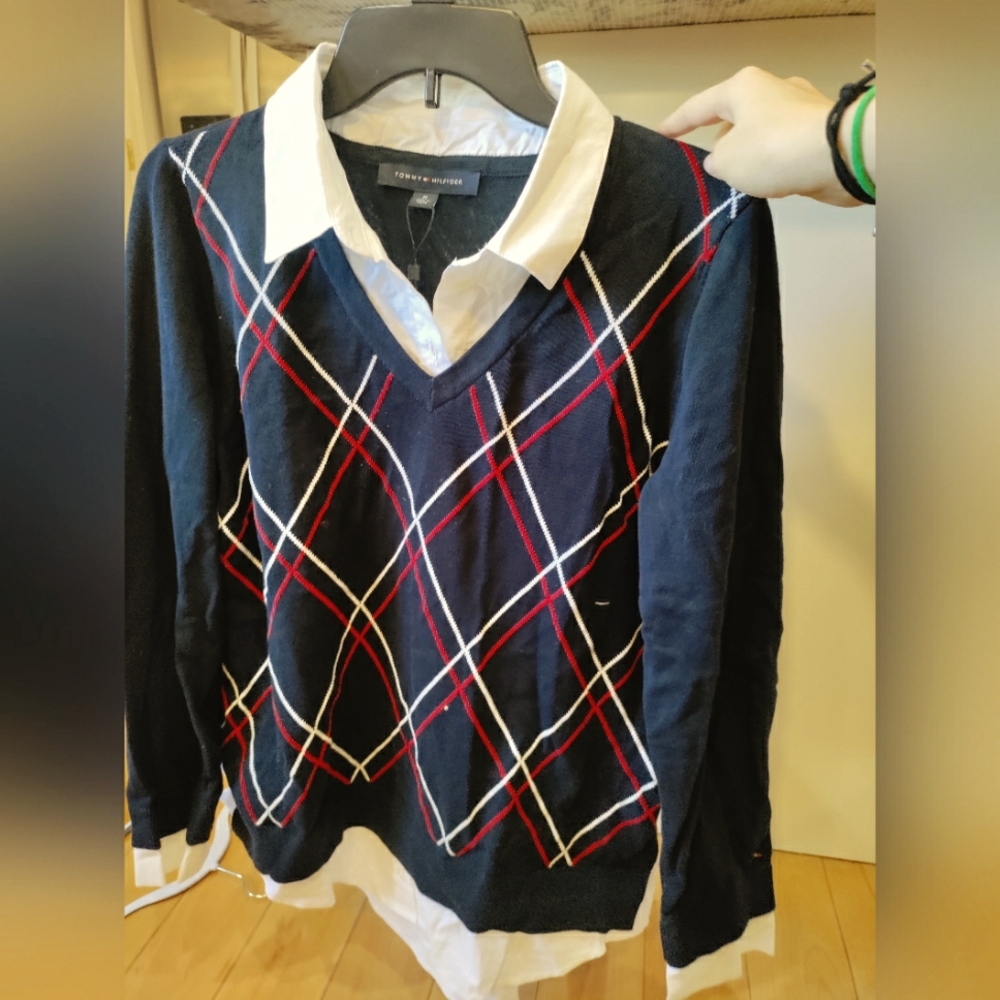 Tommy Hilfiger M collared long sleeve